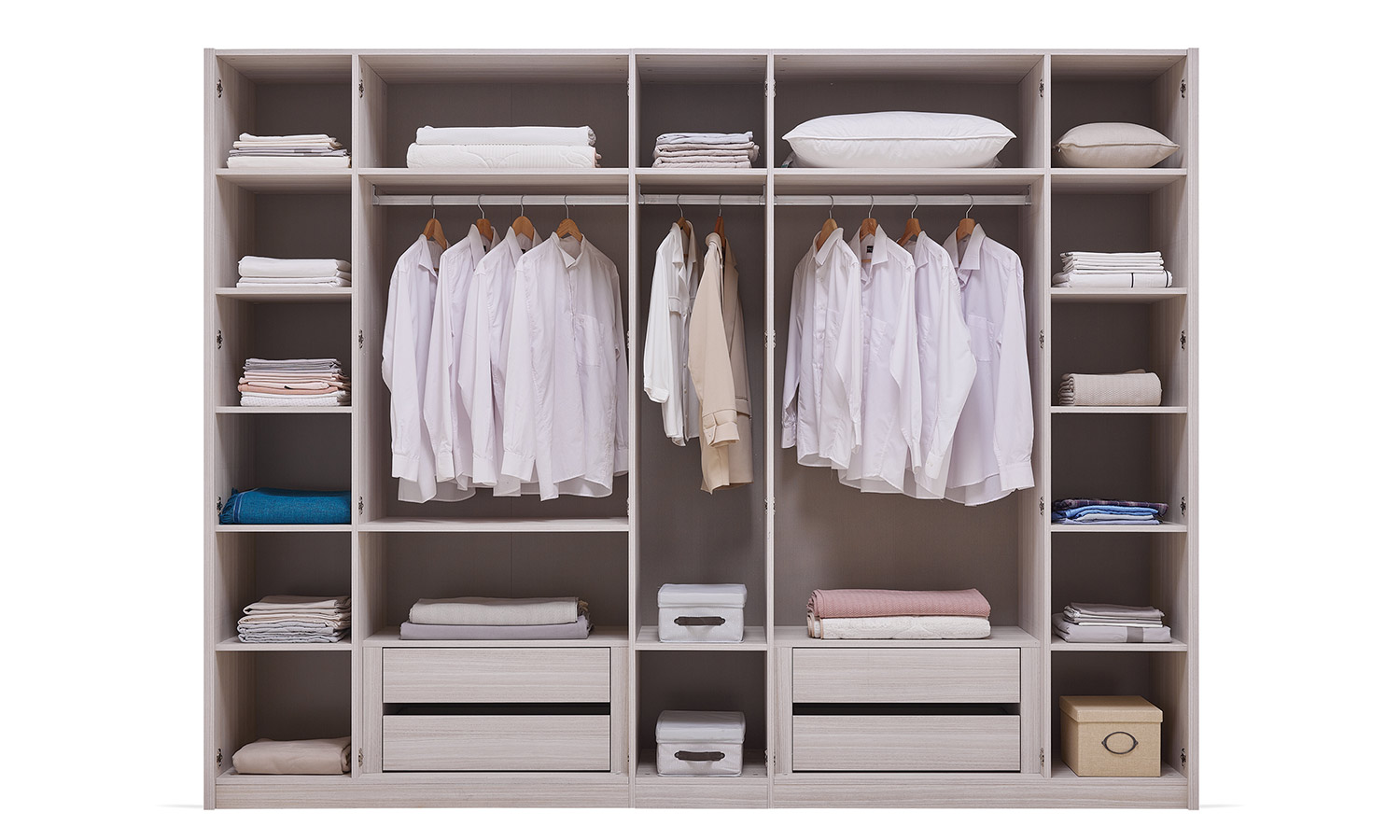 Livio 7-Door Wardrobe | Divanev Furniture