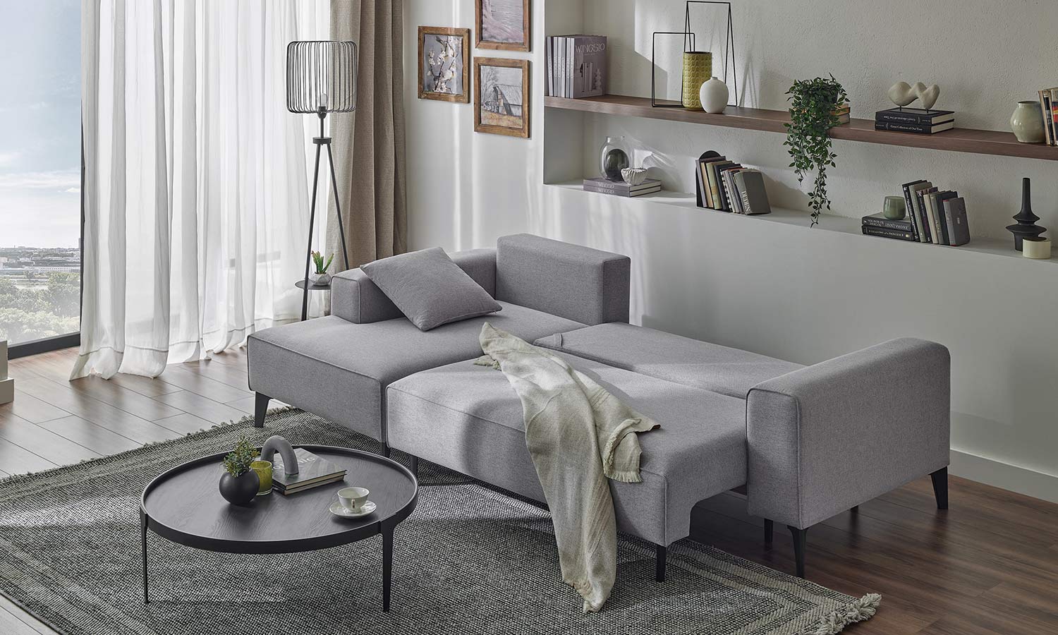 Arnel Corner Sofa Set