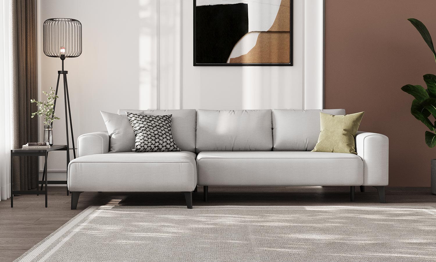 Arnel Corner Sofa Set