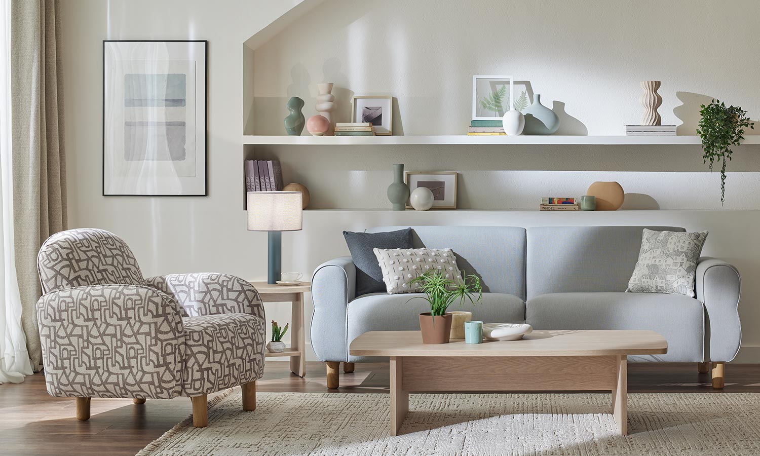 Bolena Living Room - Linen