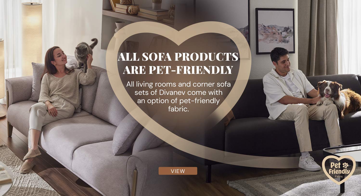 All Sofa Products Are Pet-Friendly