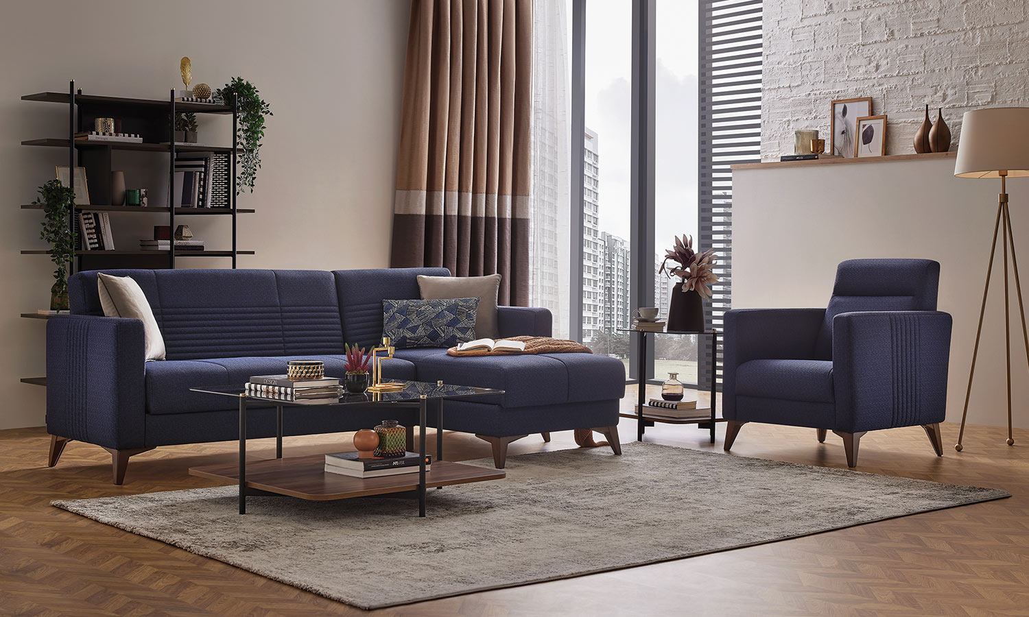 Nola Corner Sofa Set