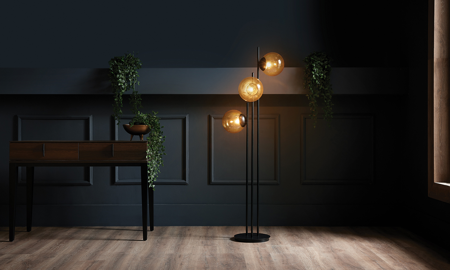 Pia Triple Glass Pendant Lamp