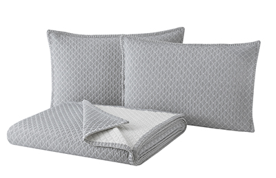 Single Size Galla Bedspread - Navy blue