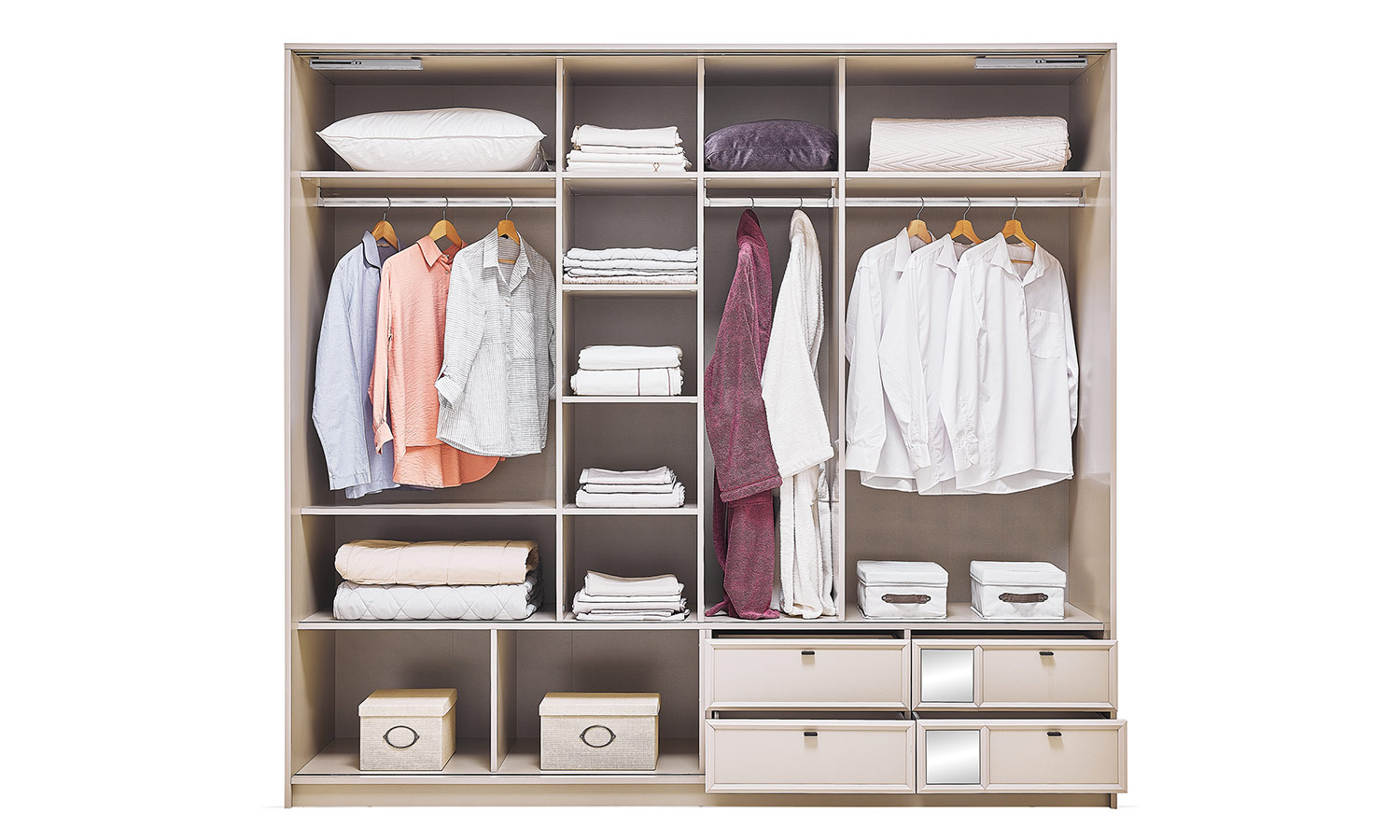 240 cm Sürgü Kapaklı Gardrop