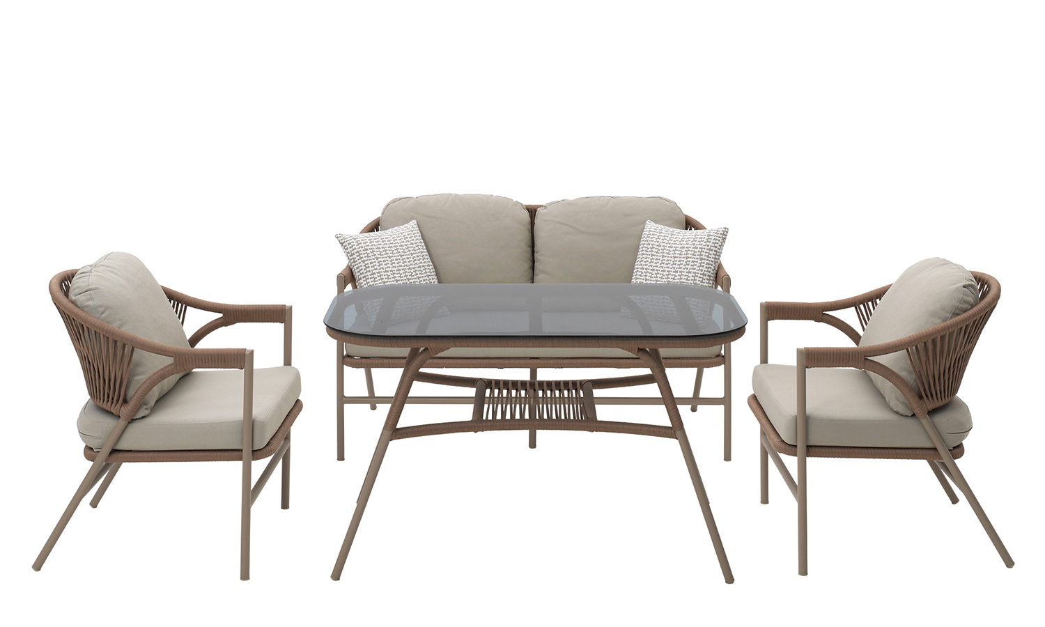 2 li Koltuk+ 2 Tekli koltuk+ Yüksek Sehpa