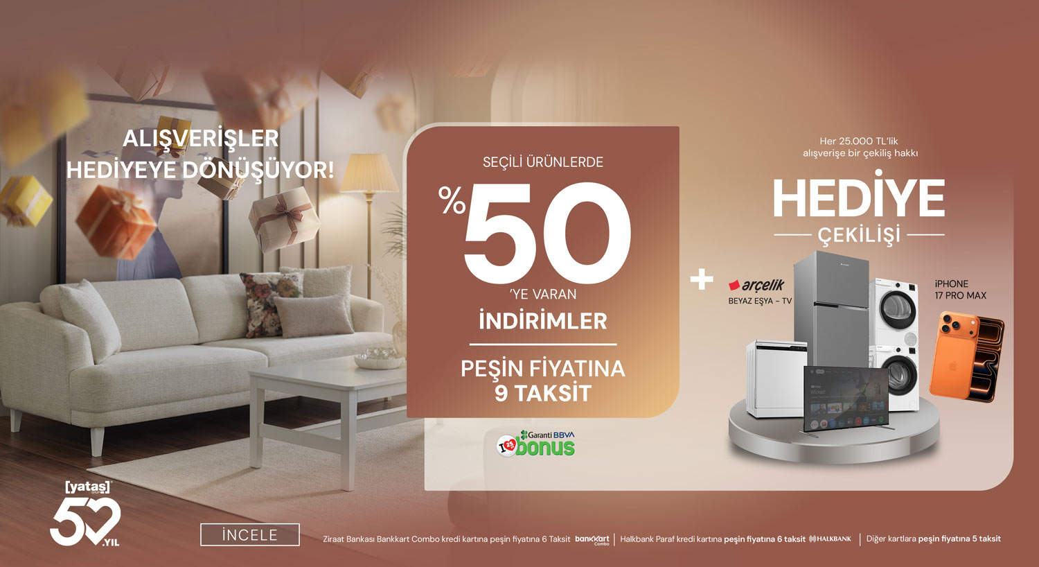 Alışverişler Hediyeye Dönüşüyor!