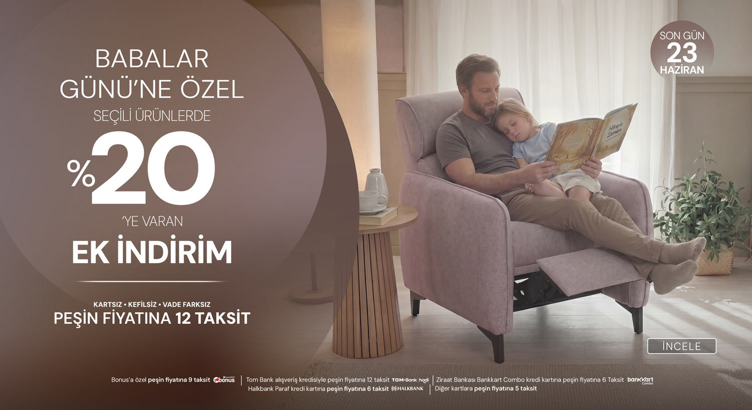 Babalar Günü'ne Özel İndirim