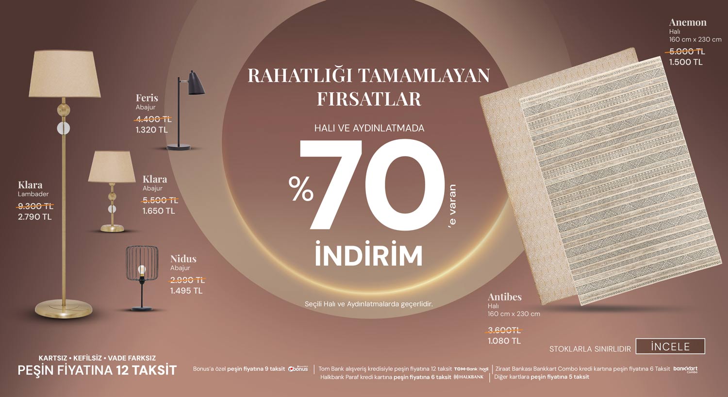 Halı Aydınlatma Kampanyası
