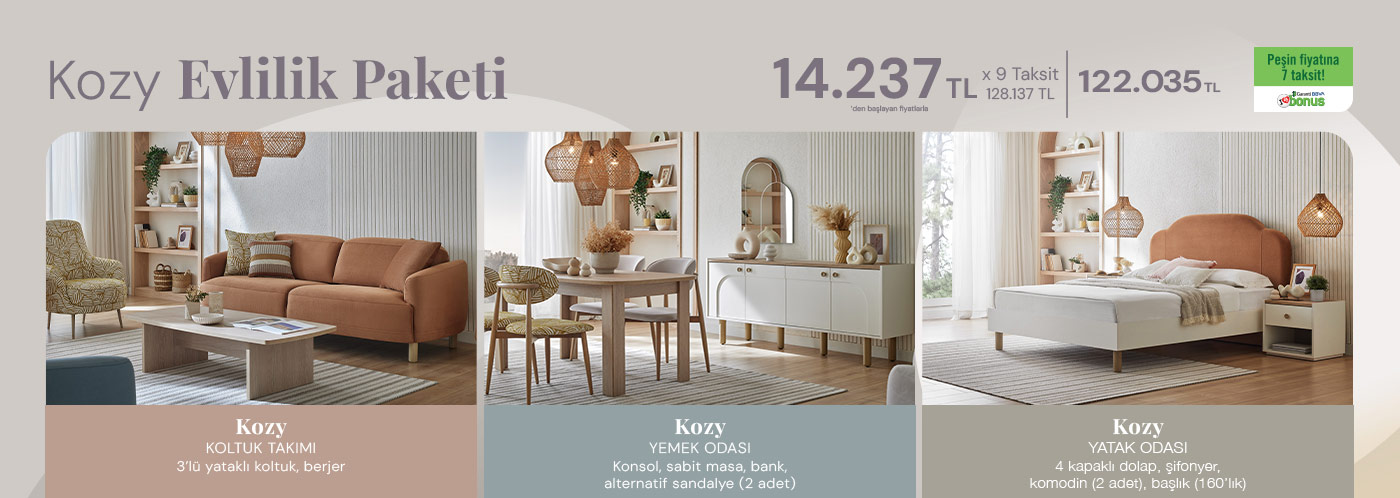 Kozy Evlilik Paketi